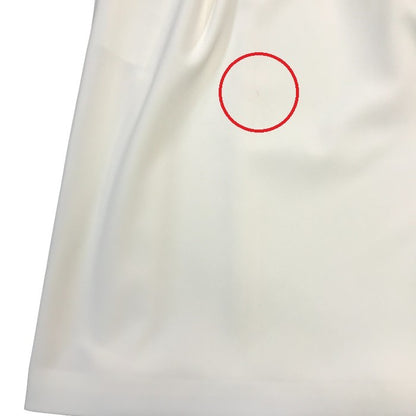 Rene ルネ ワンピース レディース ノースリーブ スリーブレス 襟付き シンプル 無地 カラードレス ホワイト 36サイズ 5416210 中古 T1