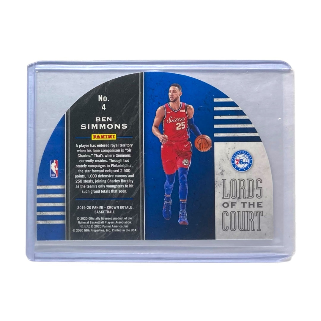PANINI NBAカード CROWN ROYALE BEN SIMMONS 76ERS /99 #4 中古 IT2
