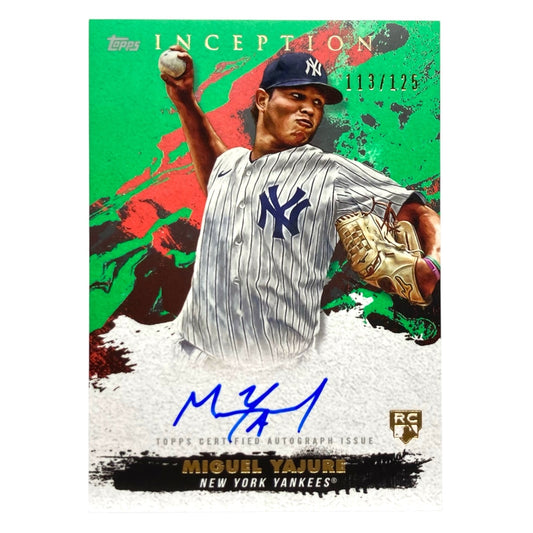 TOPPS MLBカード INCEPTION MIGUEL YAJURE YANKEES 113/125 #RESA-MY 中古 IT2