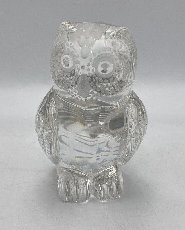 Meissen マイセンクリスタル フクロウ 置物 中古 D4