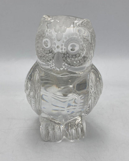 Meissen マイセンクリスタル フクロウ 置物 中古 D4