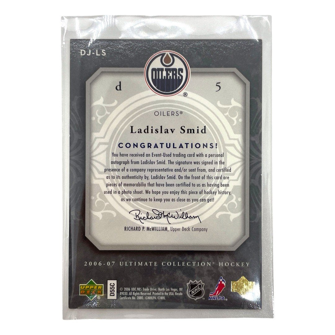 UPPER DECK NHLカード ULTIMATE COLLECTION LADISLAV SMID OILERS 32/35 #DJ-LS 中古 IT1