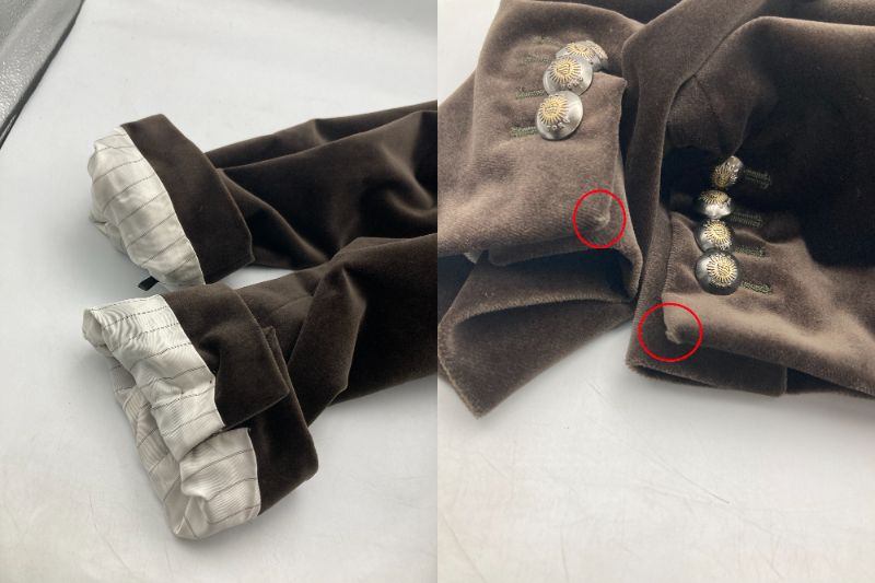 EPOCA UOMO エポカウォモ ベロア テーラードジャケット サイズ48 中古 D4