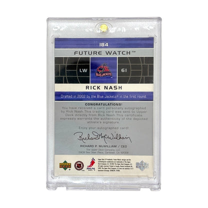 UPPER DECK NHLカード SP AUTHENTIC RICK NASH BLUE JACKETS 477/999 #184 中古 IT1