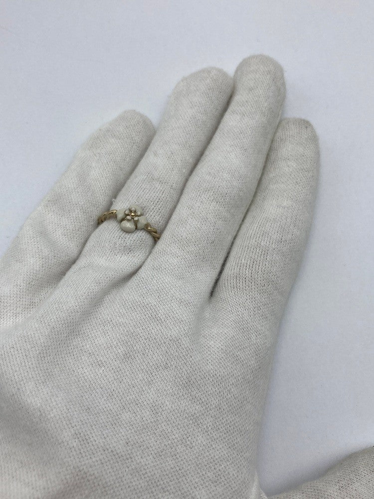 CHANEL シャネル 2013年 クルーズコレクション カメリア リング 指輪 サイズ9.5～10号 中古 D4