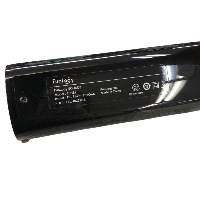 FUNLOGY Sound3 / サウンドバー2.1ch / 総合80W / Bluetooth対応/ワイヤレス/テレビ用/スマホ/ホームシアター 中古 Y1