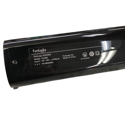 FUNLOGY Sound3 / サウンドバー2.1ch / 総合80W / Bluetooth対応/ワイヤレス/テレビ用/スマホ/ホームシアター 中古 Y1