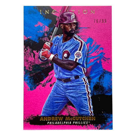 TOPPS MLBカード INCEPTION ANDREW MCCUTCHEN PHILLIES 76/99 #81 中古 IT2