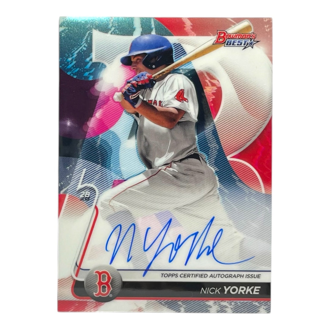 TOPPS MLBカード BOWMAN'S BEST NICK YORKE BOSTON RED SOX #B20-NY 中古 IT2