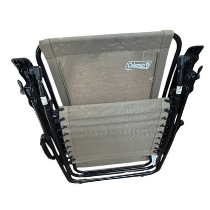 Coleman コールマン インフィニティチェア 2000033139 アウトドア キャンプ リクライニング 折りたたみ 持ち運び 中古 W４