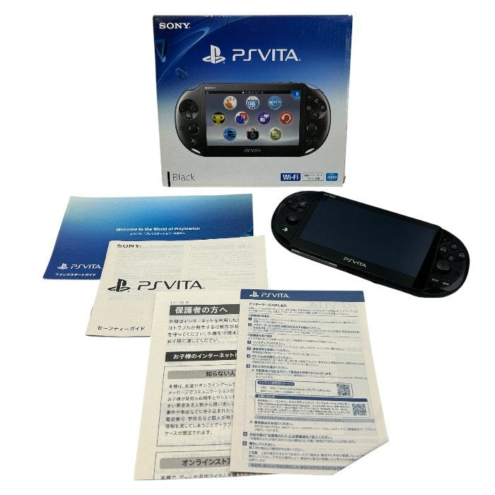 ジャンク品 SONY ソニー PSVITA PCH-2000 本体 ハード ゲーム機 ヴィータ 中古 W４