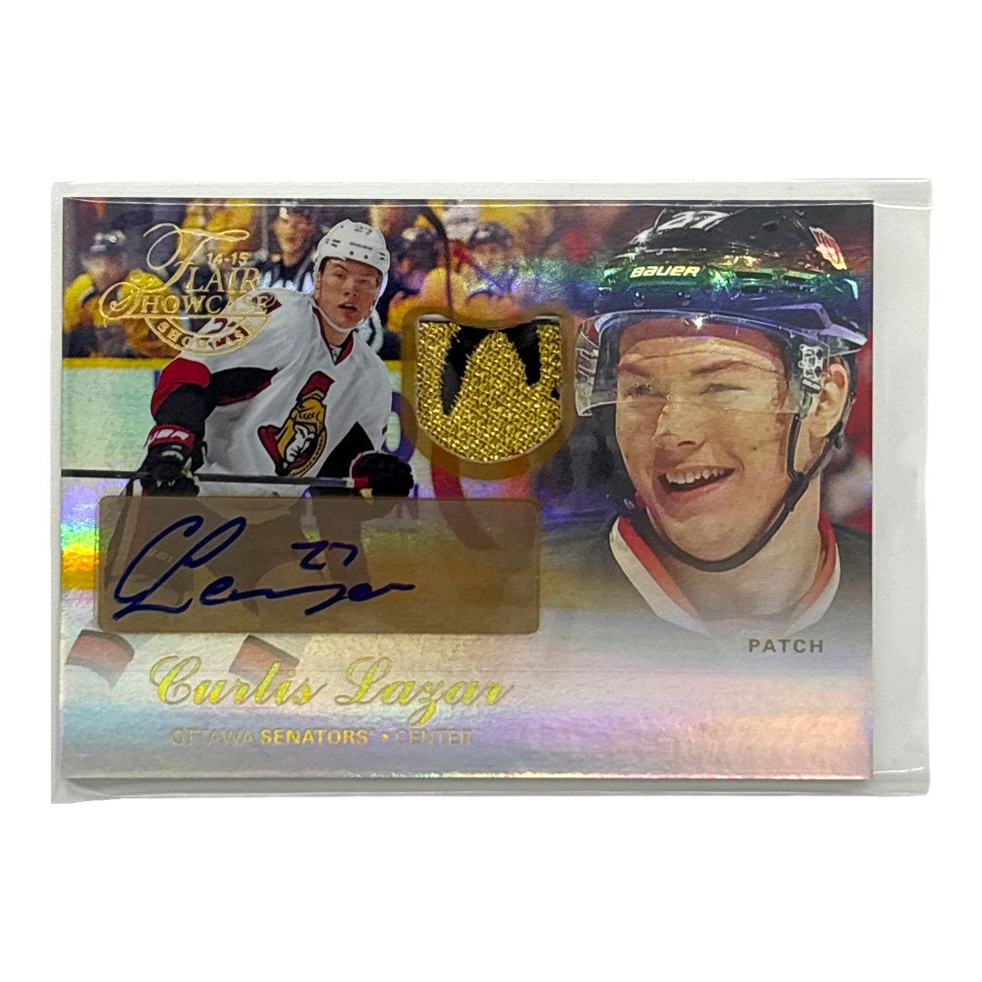 UPPER DECK NHLカード FLEER FLAIR SHOWCASE CURTIS LAZAR OTTAWA SENATORS /49 #58 中古 IT1