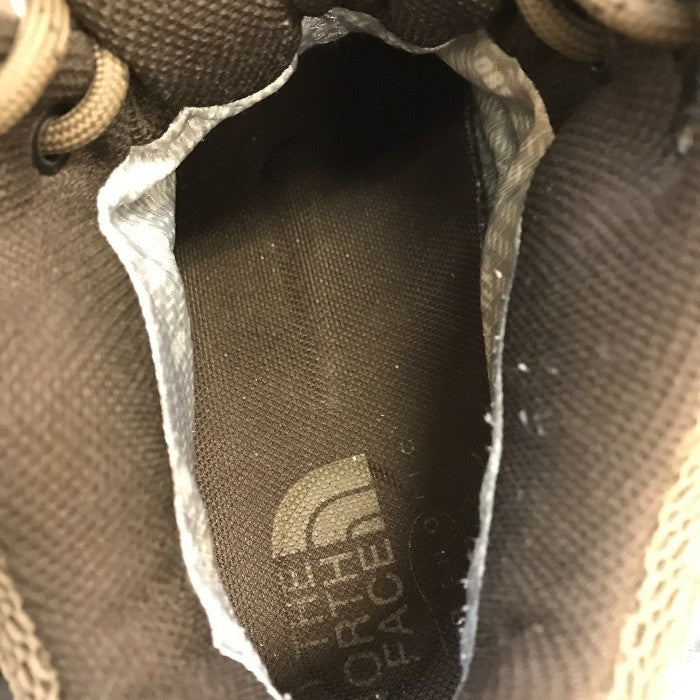 THE NORTH FACE ザノースフェイス トレッキングシューズ レディース GORE-TEX ゴアテックス 登山 ブーツ ブラウン 25cm 中古 T1