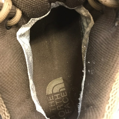 THE NORTH FACE ザノースフェイス トレッキングシューズ レディース GORE-TEX ゴアテックス 登山 ブーツ ブラウン 25cm 中古 T1