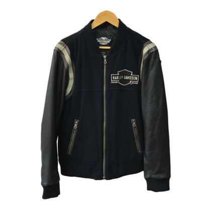 HARLEY DAVIDSON ハーレーダビッドソン スタジャン メンズ レザー/アクリル ブラック Sサイズ 97535-13VN 中古 T1