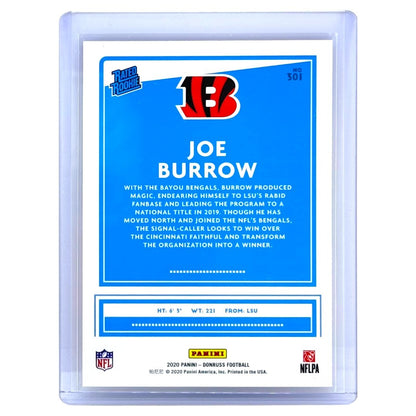PANINI NFLカード DONRUSS PRESS PROOF JOE BURROW CINCINNATI BENGALS #301 中古 IT1