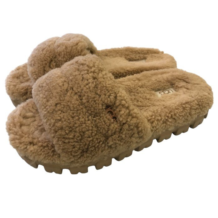 UGG Cozetta Curly コゼッタ カーリー サンダル レディース 冬 ボア CHESTNUT 23cm 1130838 中古 M1