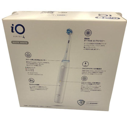 BRAUN ブラウン オーラルB series4 電動歯ブラシ iO4 iOG41A61KWTC クワイトホワイト デンタルケア 充電式 中古 Y1