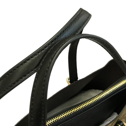 COACH コーチ ハンドバッグ レディース PVCシグネチャー 2way トート ショルダー 斜め掛け ブラウン C4250 中古 T1