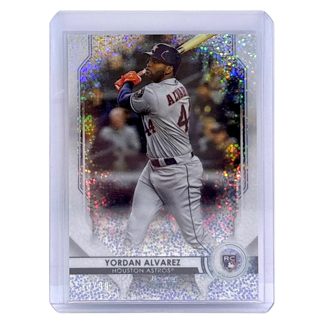 TOPPS MLBカード BOWMAN STERLING YORDAN ALVAREZ HOUSTON ASTROS /99 #BSR-95 中古 IT1