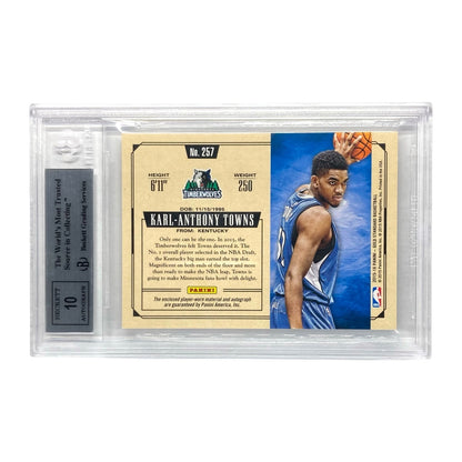 PANINI NBAカード GOLD STANDARD KARL-ANTHONY TOWNS TIMBERWOLVES #257 中古 IT2