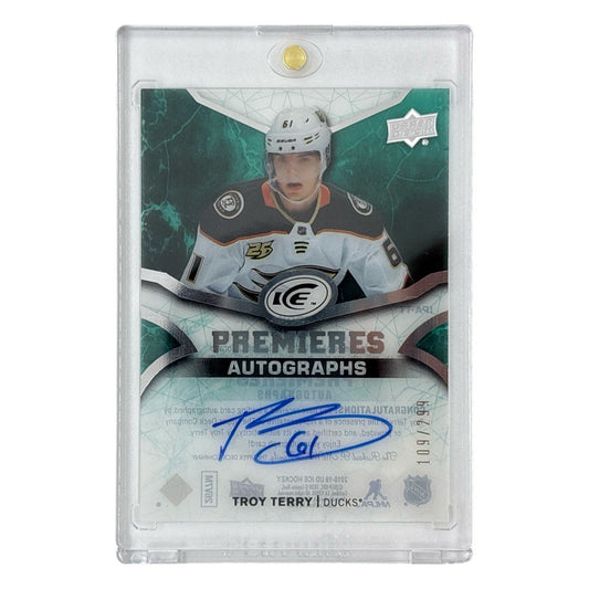 UPPER DECK NHLカード ICE TROY TERRY DUCKS 109/299 #IPA-TT 中古 IT1