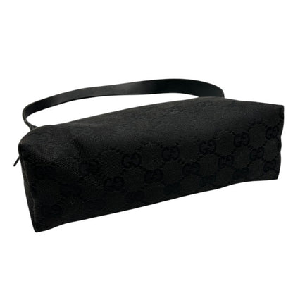 GUCCI グッチ アクセサリーポーチ レディース GGキャンバス ブラック 103399 ブランド 鞄 バッグ ミニ 小さい 中古 W４