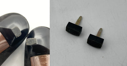 LOUIS VUITTON ルイヴィトン スエード パンプス サイズ37 ブラック 中古 D4