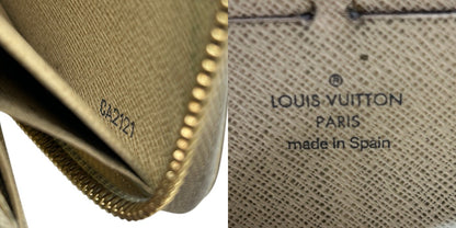 LOUIS VUITTON ルイヴィトン 長財布 ダミエアズール ジッピーウォレット N60019 メンズ レディース 財布 ブランド 中古 W 4