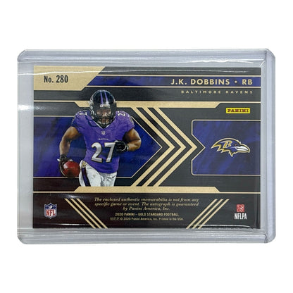 PANINI NFLカード GOLD STANDARD J.K. DOBBINS BALTIMORE RAVENS 40/99 #280 中古 IT1