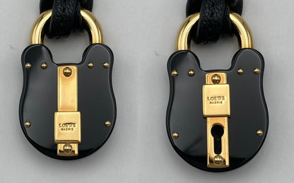 LOEWE ロエベ パドロック型 キーホルダー チャーム 中古 D4