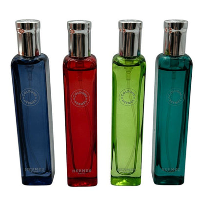 HERMES エルメス ノマド コロン 香水 4本セット シトロンノワール ルバーブエカルラット パンプルムスローズ ランジュヴェルト 中古 W４
