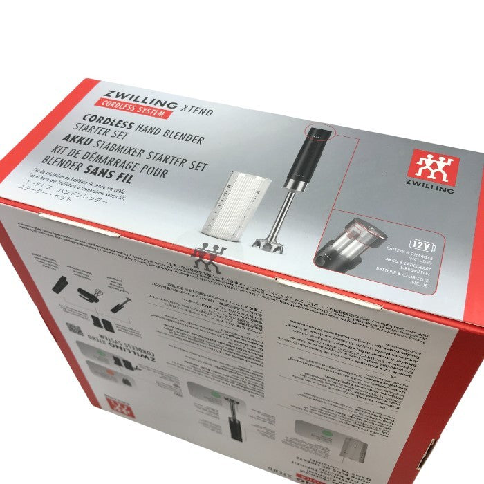 ZWILLING ツヴィリング 「 エクステンド ハンドブレンダー スターターセット (バッテリー・チャージャー付) 」 ブレンダー コードレス XTEND Z1030-457 中古 Y1