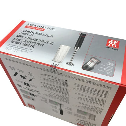 ZWILLING ツヴィリング 「 エクステンド ハンドブレンダー スターターセット (バッテリー・チャージャー付) 」 ブレンダー コードレス XTEND Z1030-457 中古 Y1