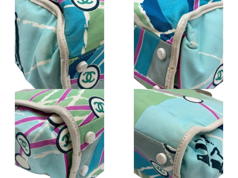 CHANEL シャネル エッフェル塔 ハンド バッグ 鞄 ブランド 小さめ レディース 中古 W1
