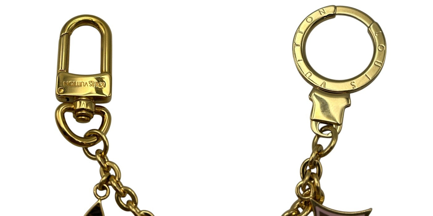 LOUIS VUITTON ルイヴィトン ビジュー サック シェンヌ・スプリング ストリート キーホルダー M68999 キーアクセ エピ モノグラム ブランド 中古 W４