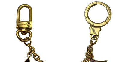 LOUIS VUITTON ルイヴィトン ビジュー サック シェンヌ・スプリング ストリート キーホルダー M68999 キーアクセ エピ モノグラム ブランド 中古 W４