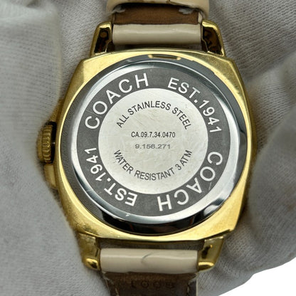 COACH コーチ シグネチャー クオーツ 腕時計 CA.09.7.34.0470 レディース 電池式 時計 かわいい ブランド 中古 W1