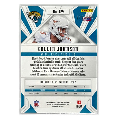 PANINI NFLカード PHOENIX COLLIN JOHNSON JACKSONVILLE JAGUARS /199 #174 中古 IT1