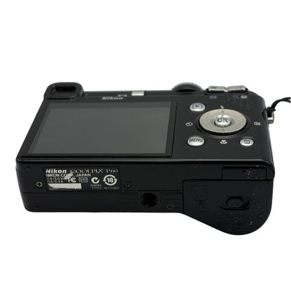 Nikon デジタルカメラ COOLPIX クールピクス P60 ブラック COOLPIXSP60 ニコン デジカメ 単三電池駆動 コンパクト 中古 W４