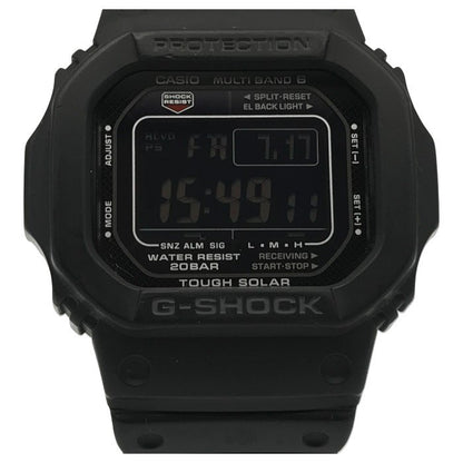 CASIO G-SHOCK 5600 Series 腕時計 メンズ デジタル タフソーラー 電波 反転液晶 スクエアフェイス ブラック GW-M5610-1BJF 中古 T1