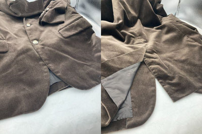 EPOCA UOMO エポカウォモ ベロア テーラードジャケット サイズ48 中古 D4