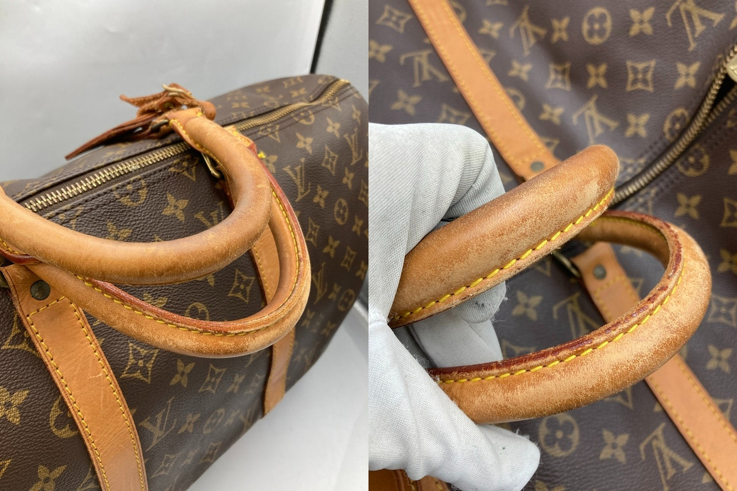 LOUIS VUITTON ルイヴィトン モノグラム キーポル 50 ボストンバッグ M41426 中古 D4