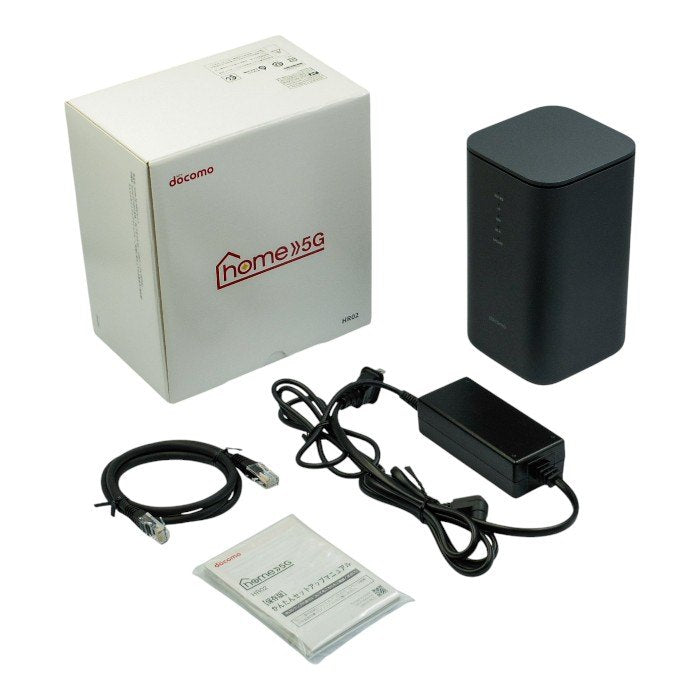 docomo home 5G ホームルーター HR02 [ダークグレー] 中古 a1