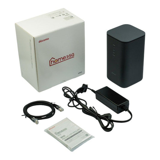 docomo home 5G ホームルーター HR02 [ダークグレー] 中古 a1
