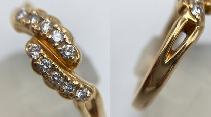 K18 ポーラ ダイヤ0.20ct リング 12号 中古 D4