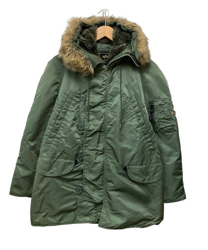 ALPHA INDUSTRIES アルファ インダストリーズ USA製 フライトジャケット N-3B サイズS メンズ 中古 D4