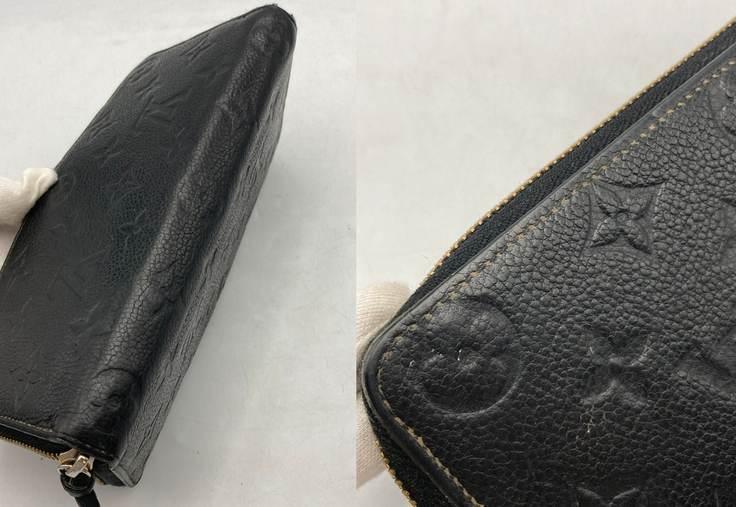 LOUIS VUITTON ルイヴィトン モノグラム アンプラント ポルトフォイユ・クレマンス 長財布 M60171 中古 D4
