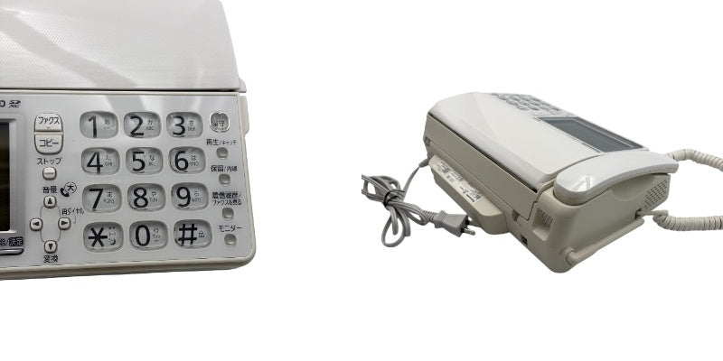 Panasonic パナソニック パーソナルファックス KX-PD615DL-W FAX 電話機 おたっくす 家電 子機 親機 コピー 中古 W４