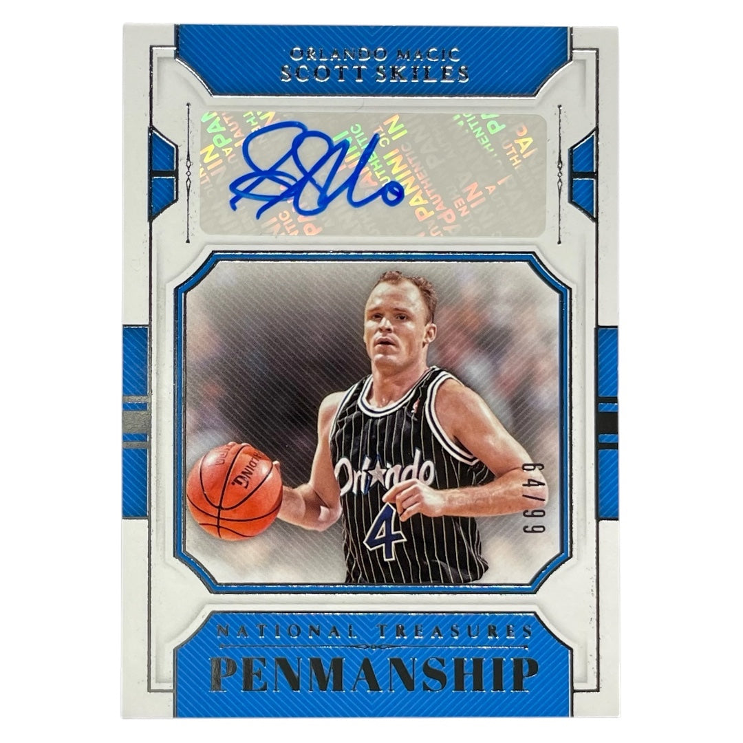 PANINI NBAカード NATIONAL TREASURES SCOTT SKILES ORLANDO MAGIC /99 #PM-SSK 中古 IT2